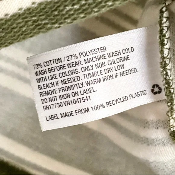 NWT Cherokee Green Stripe Long Sleeve Henley Shirt Knit Pullover NEW Boys S 6/7 - Picture 14 of 15